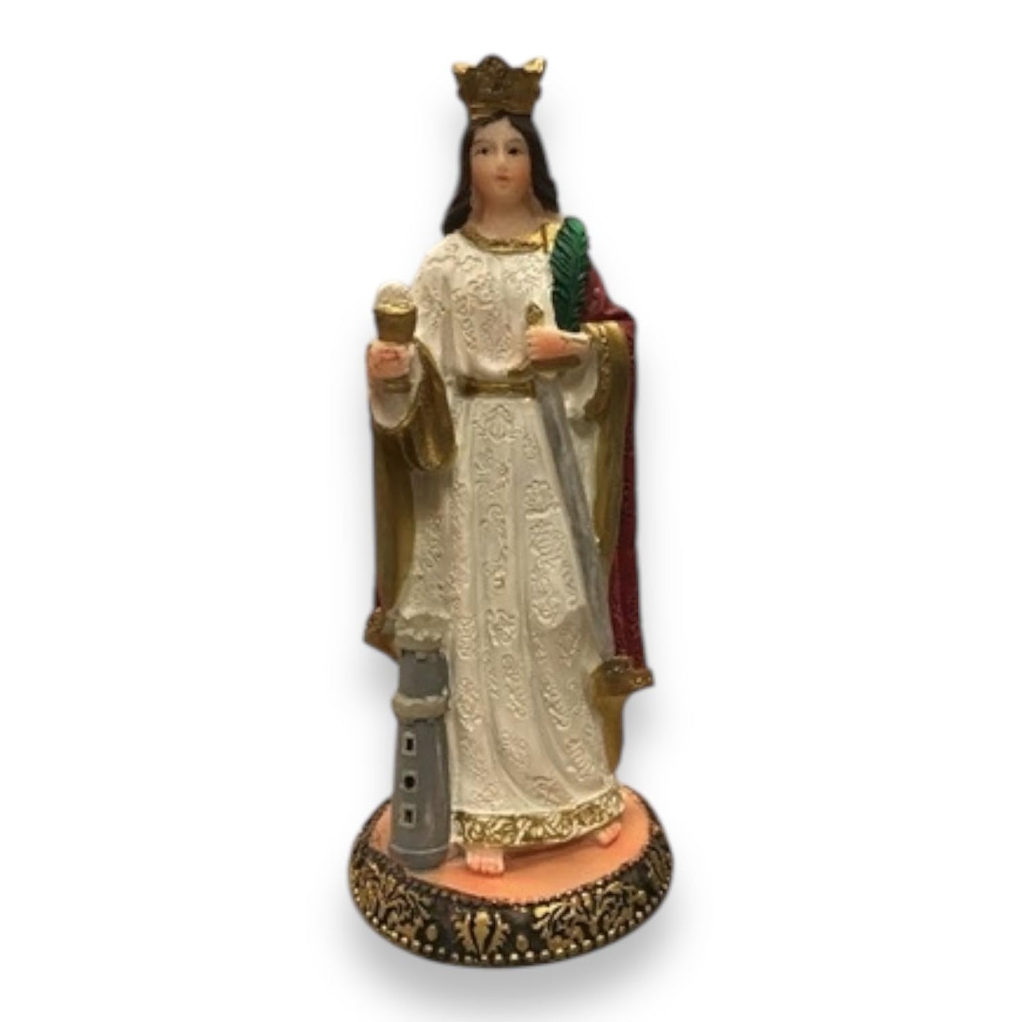St. Barbara 5” Religious Statue  –  Santa Barbara, Figurine