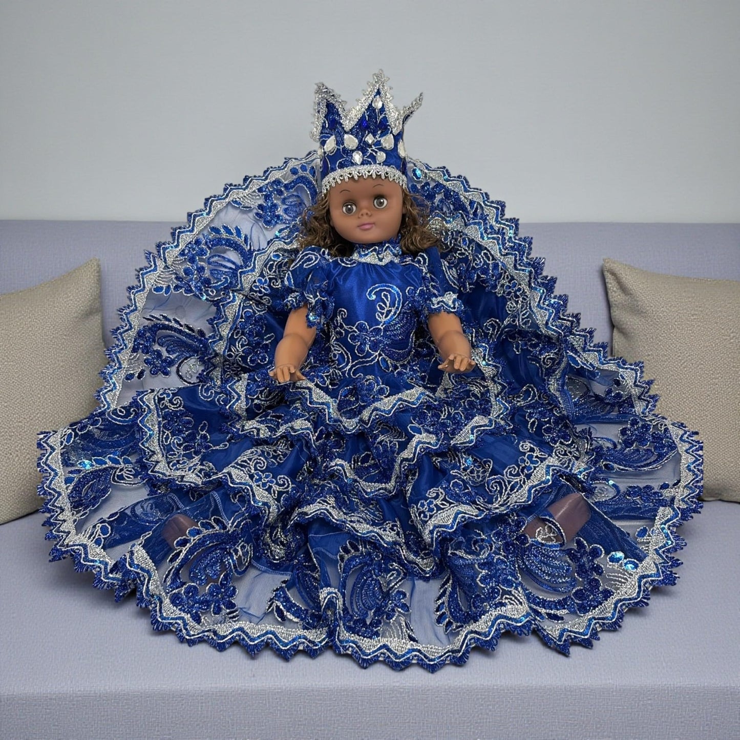 Yemaya Santeria Doll – Muñeca de Santería Azul para Orisha