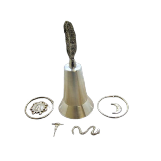 Obatala Tools RT0036 – Spiritual Ritual Tool Set – 8" Bell