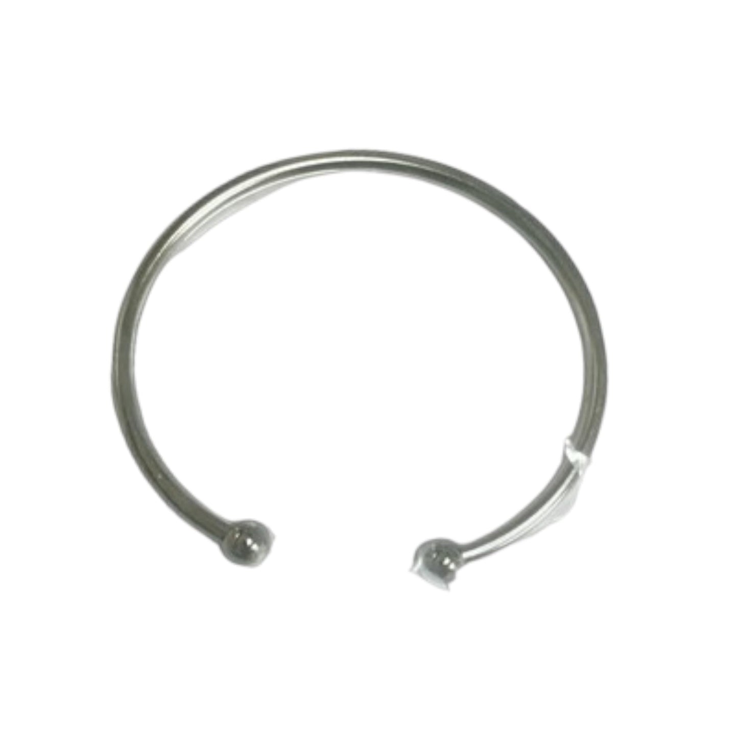 Obatala Bangle  –  Silver Colored Bracelet (Single) – 2.5
