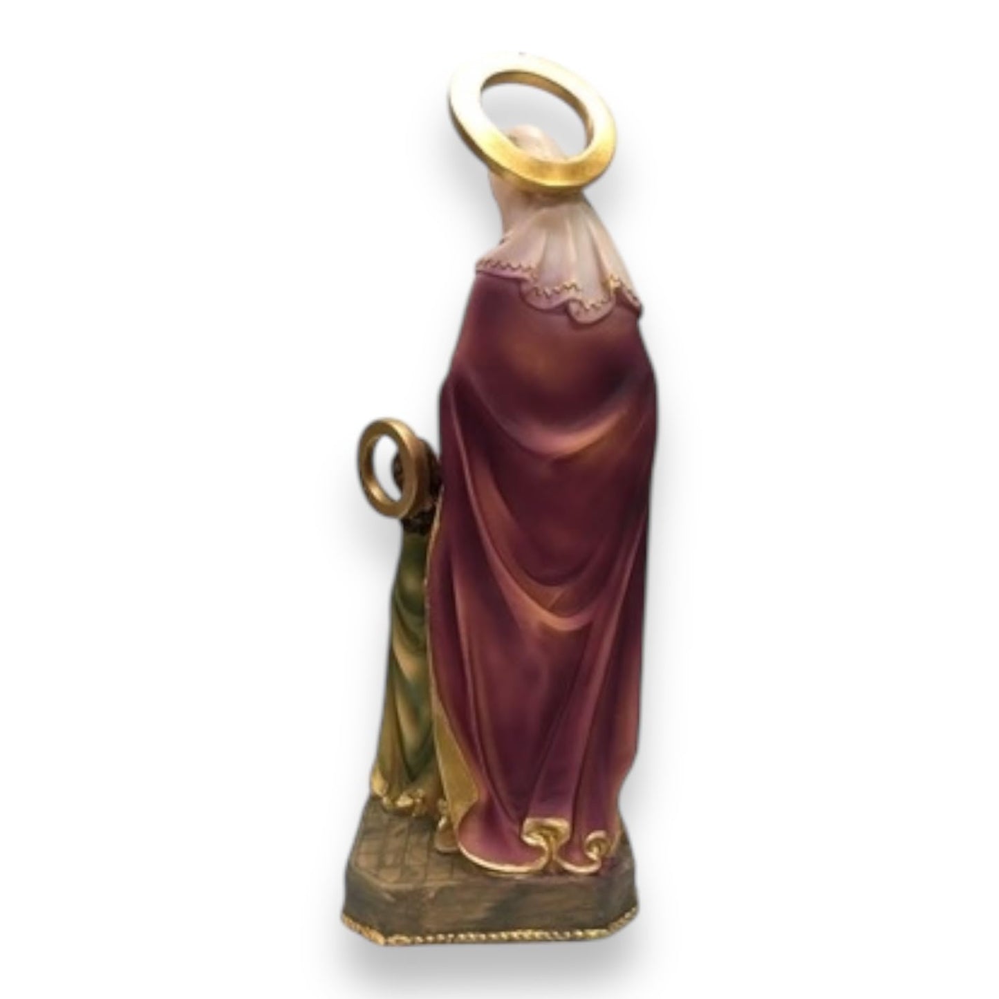 Saint Anne 12” Resin Figurine – Elegant Religious Statue