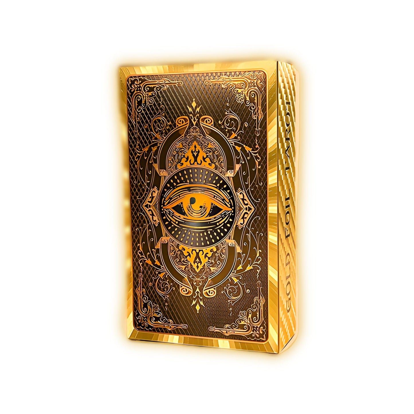 Spanish and English Golden Foil Tarot Deck with Guidebook