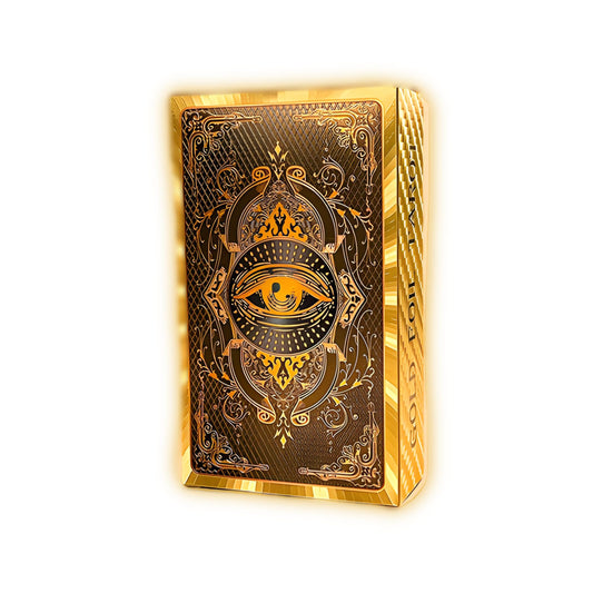Spanish and English Golden Foil Tarot Deck with Guidebook