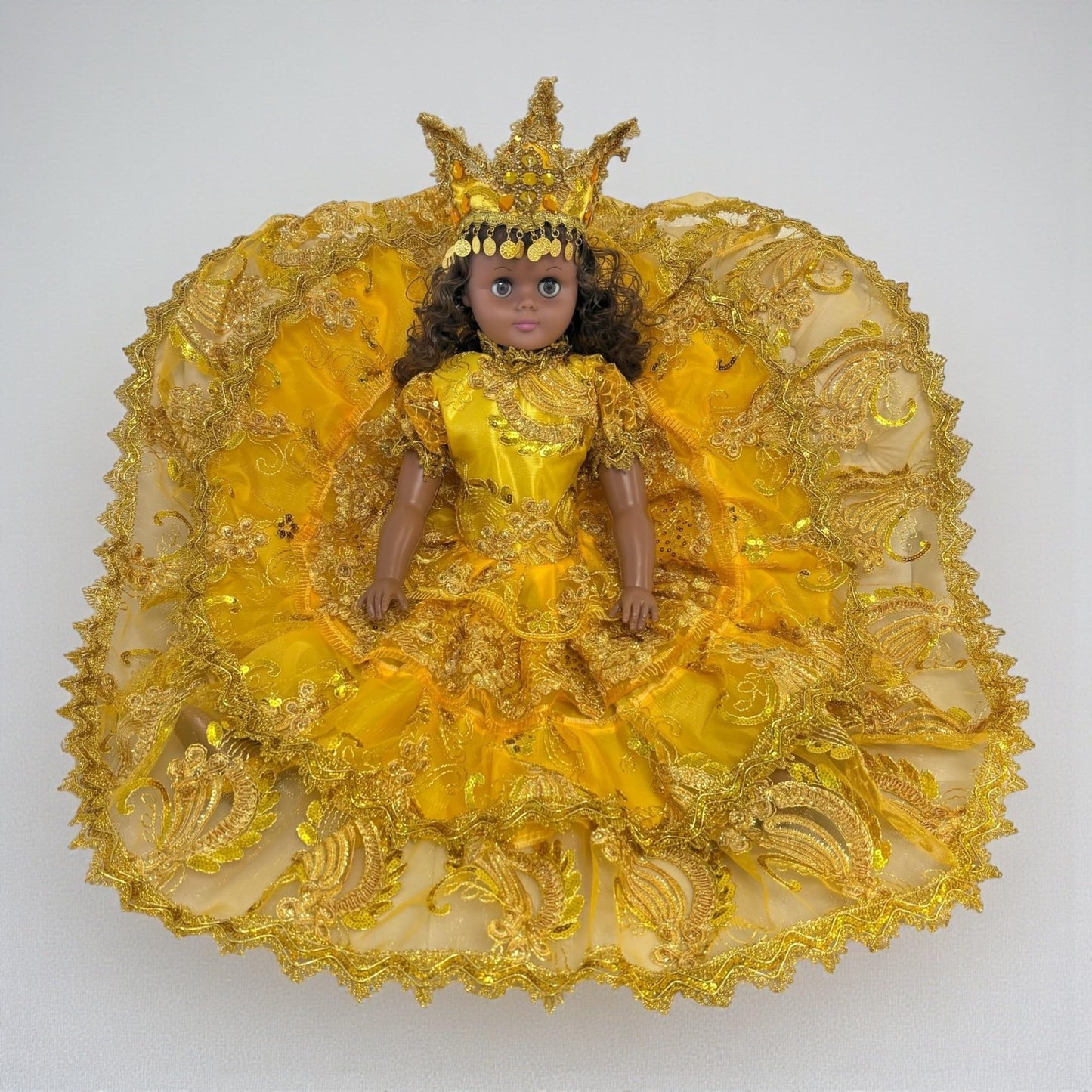 Oshun Santeria Doll – Muñeca de Santeria Amarilla Orisha