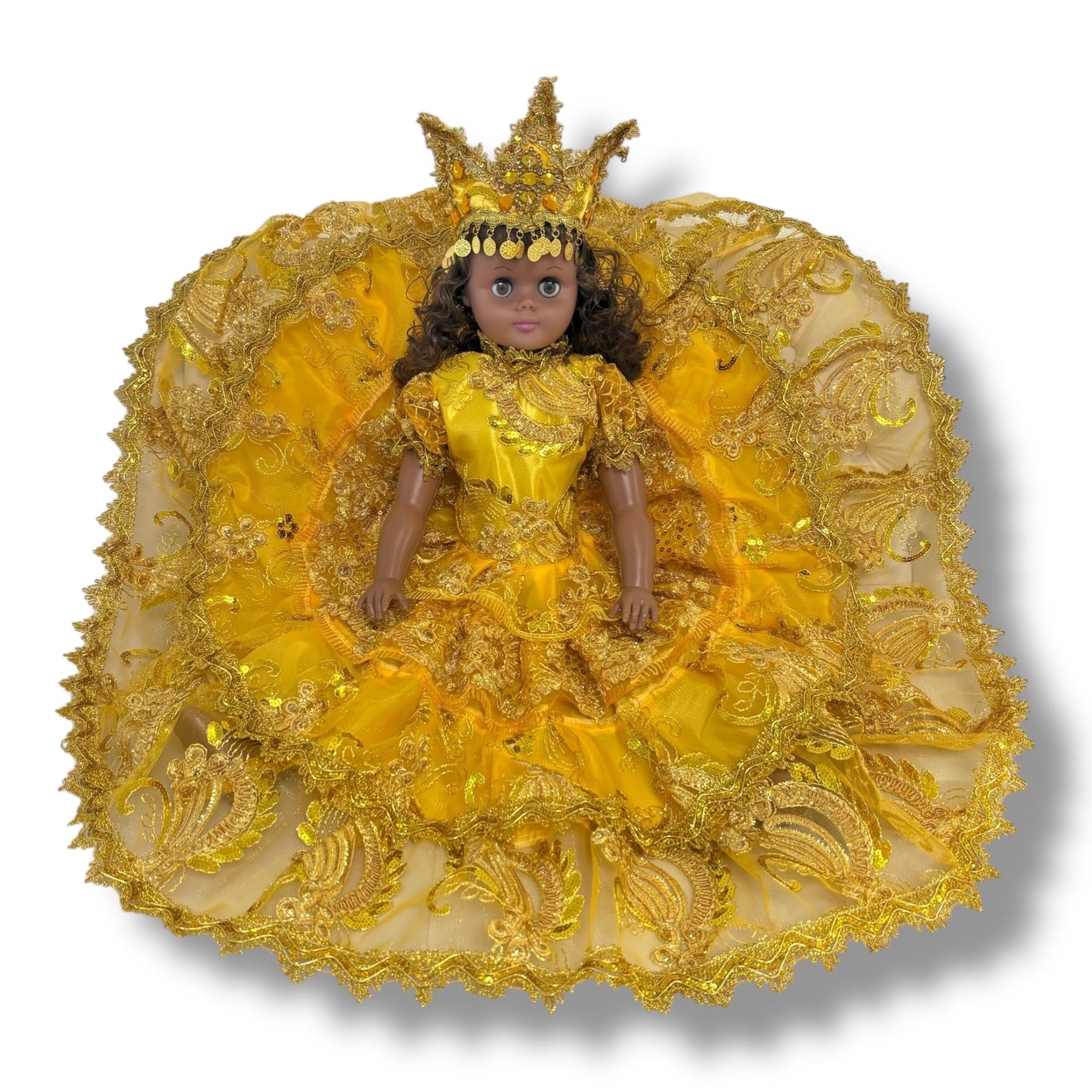 Oshun Santeria Doll – Muñeca de Santeria Amarilla Orisha