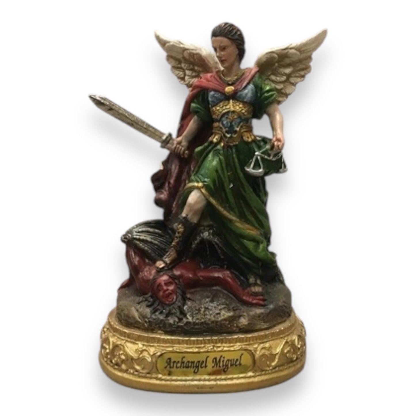San Miguel 8" Saint Michael Archangel  –  Religious Statue