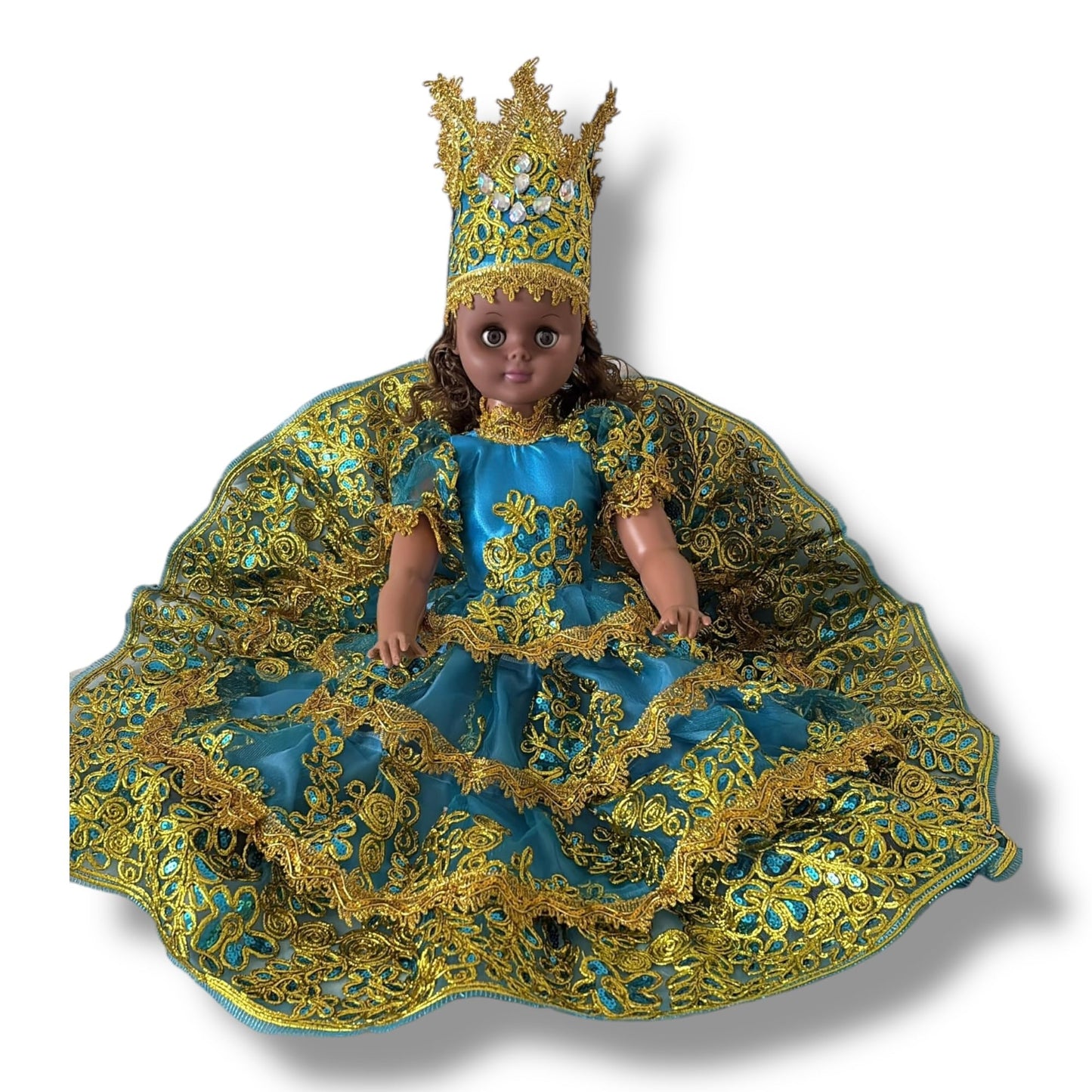 Yemaya Asesu Santeria Doll – Muñeca de Santería Azul