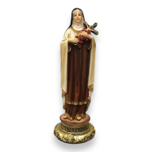 Santa Theresa  –  12" Saint Theresa Religious Statue