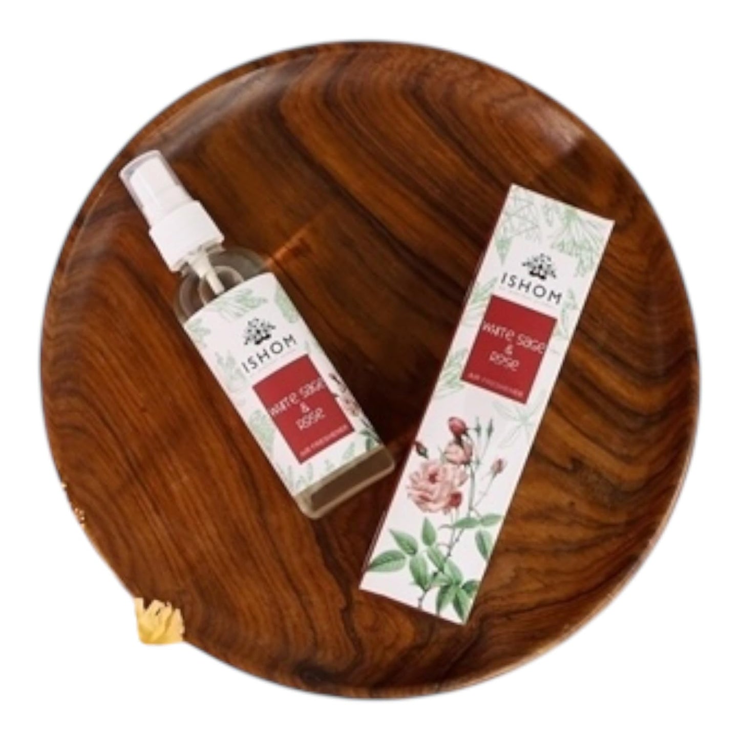 White Sage & Rose Smudge Spray – 100 ML Smokeless Energy