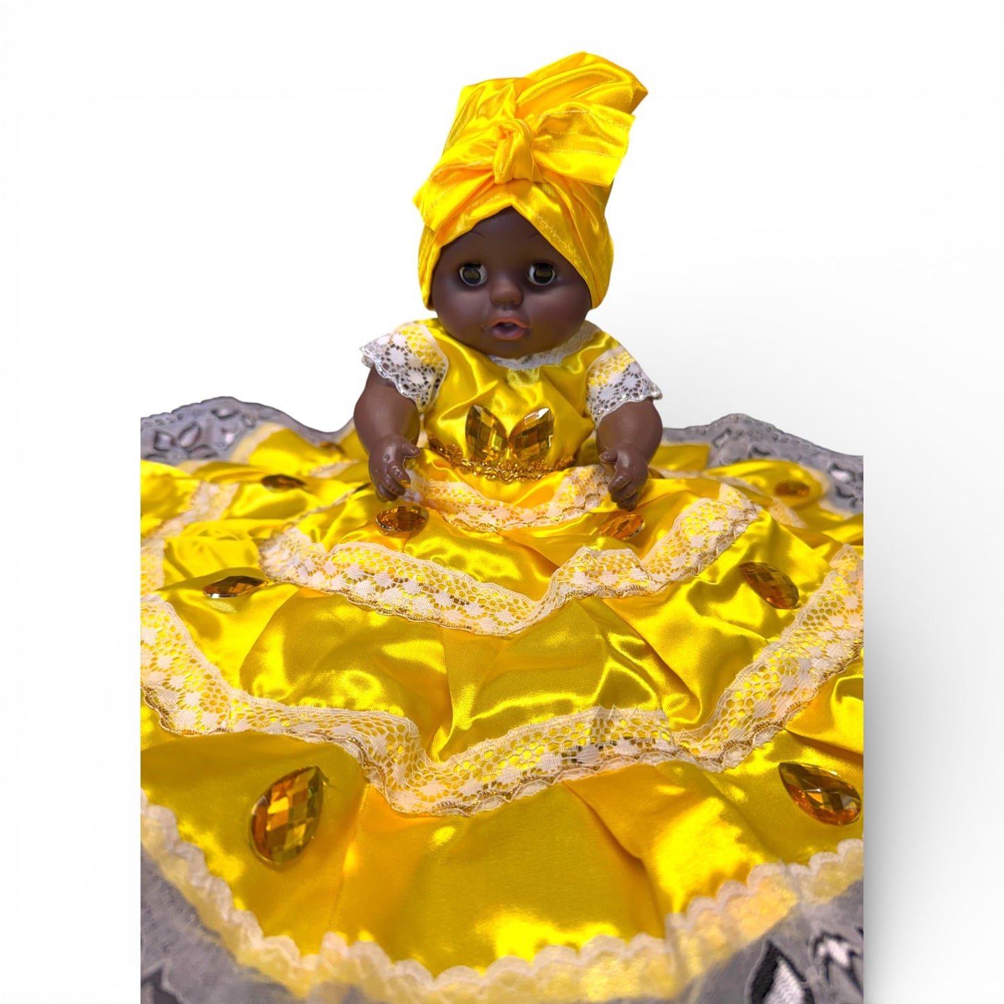Oshun Ochun Doll Santeria – Yellow  Orisha Muñequita/Muñeca