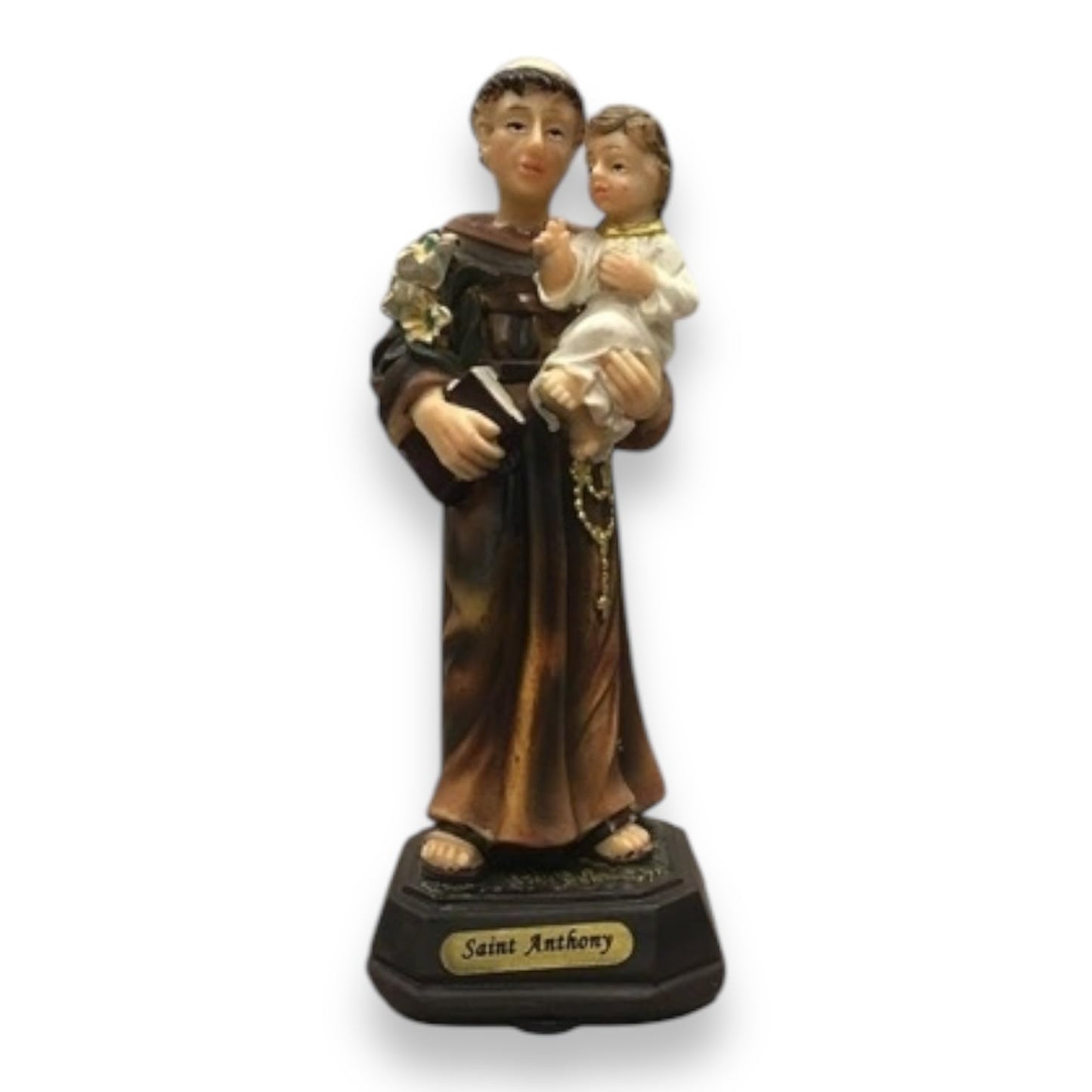San Antoni  –  5" Saint Anthony Religious Statue Figurine
