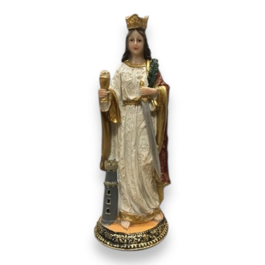 St. Barbara 8" Religious Statue  –  Santa Barbara, Figurine