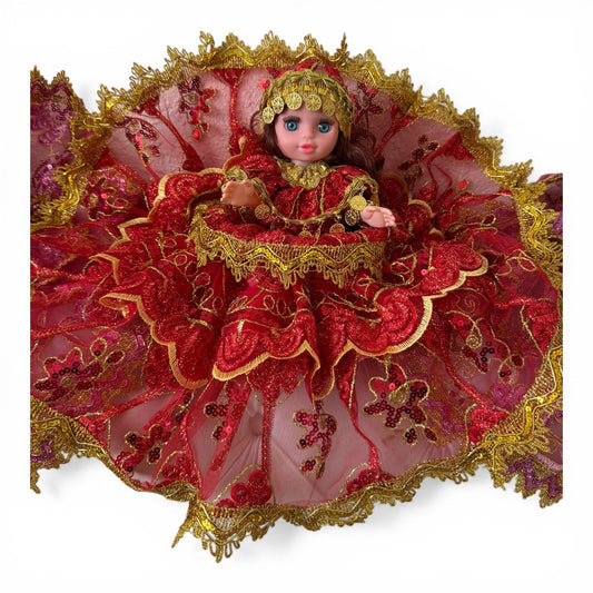 Oshun Red Gypsy Spiritual Doll Santeria Handmade Jitana