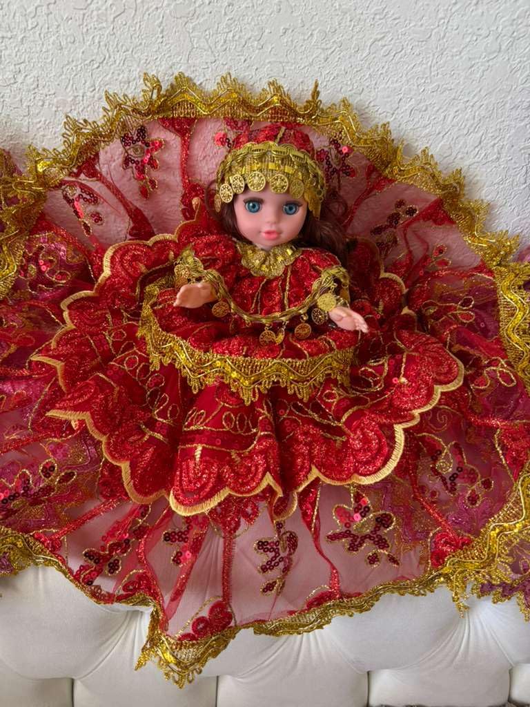 Oshun Red Gypsy Spiritual Doll Santeria Handmade Jitana