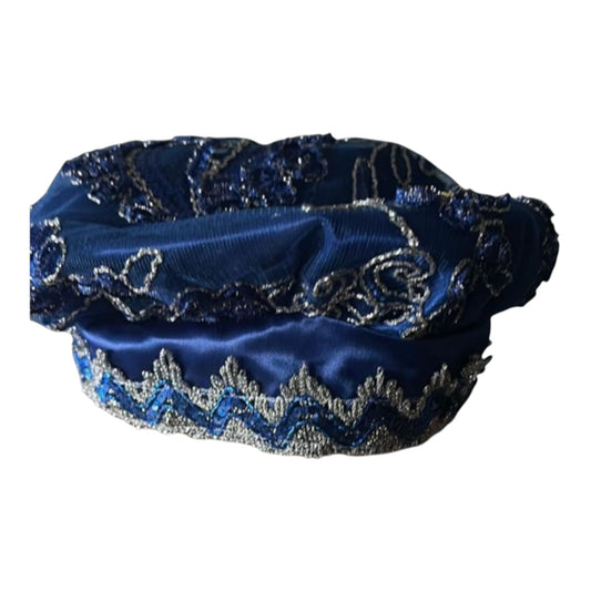 Yemaya Gorro de  Azul/ Orisha Santeria Hat – Handmade Lace