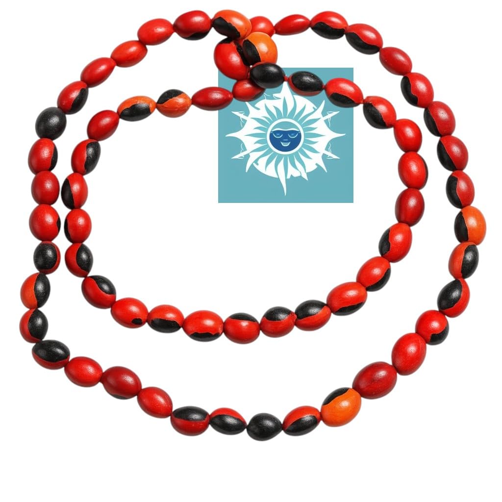Collar de Peonia, Paeonia Santeria Ifa, Necklace Semillas