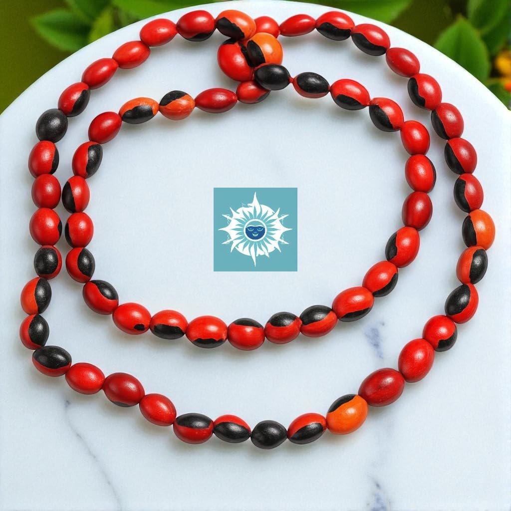 Collar de Peonia, Paeonia Santeria Ifa, Necklace Semillas