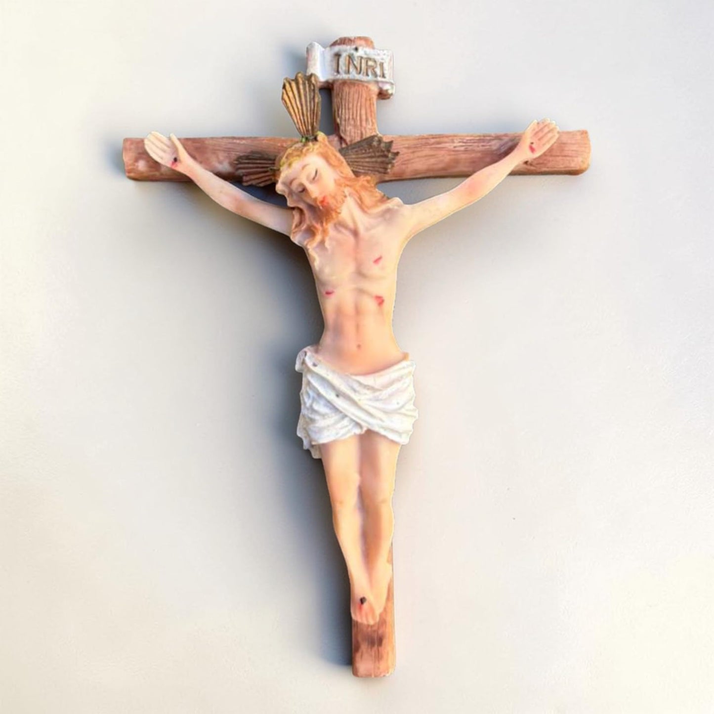 Jesus Crucifix Wall Cross 8 Inch – Catholic Crucifix with