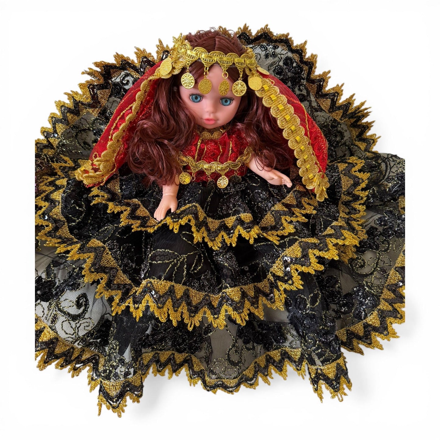 Spiritual Doll Gypsy Santeria Handmade Jitana Protection &