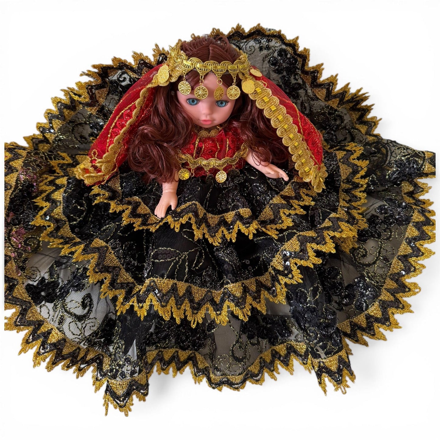 Spiritual Doll Gypsy Santeria Handmade Jitana Protection &