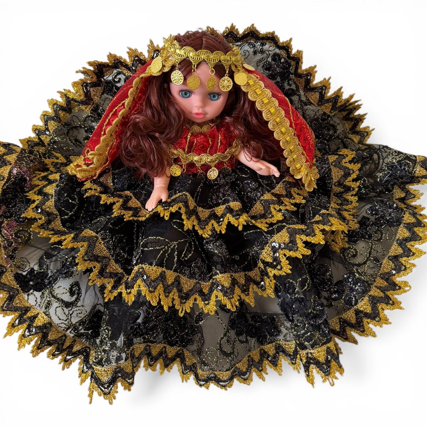 Spiritual Doll Gypsy Santeria Handmade Jitana Protection &