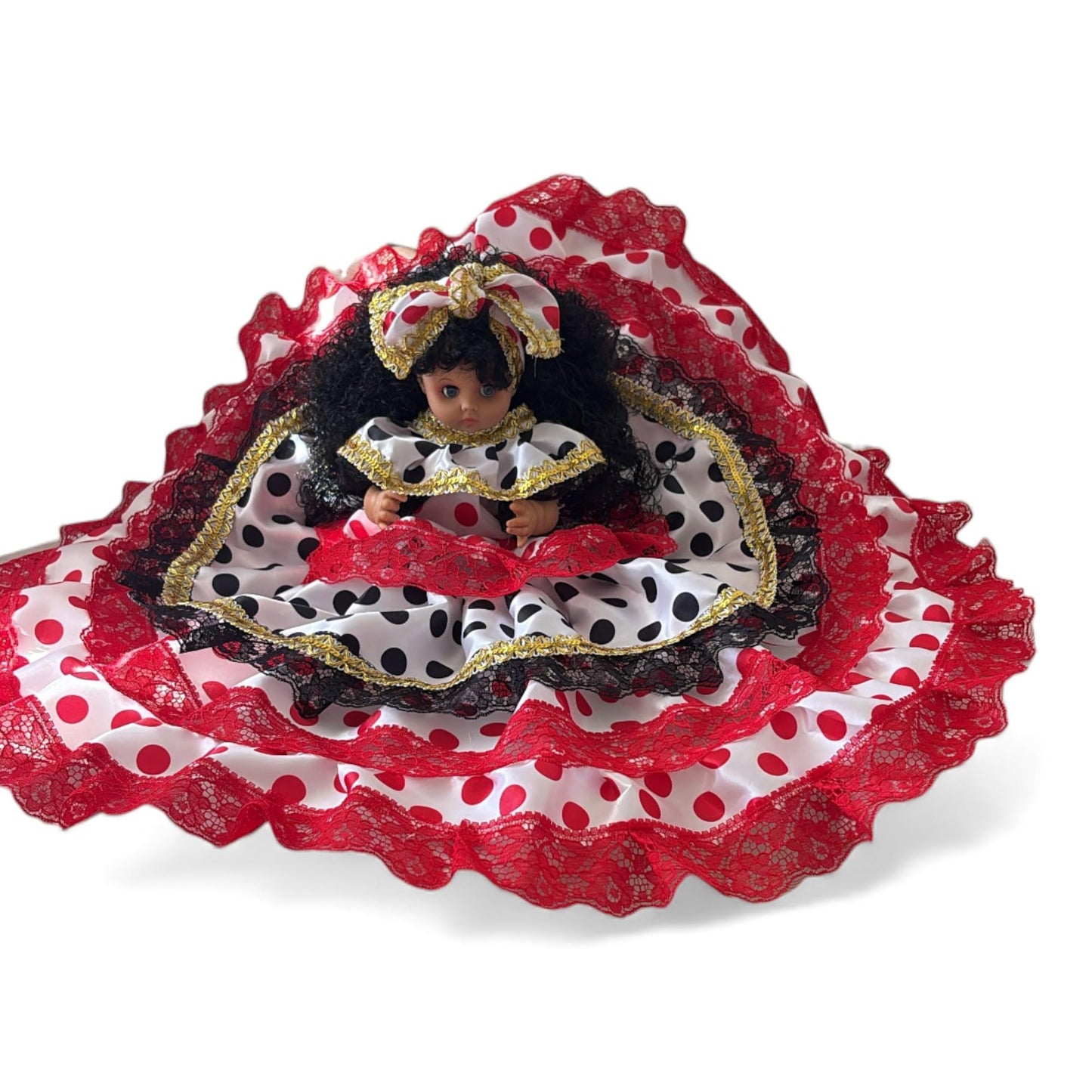 Gypsy Santeria Doll Gitana Roja – Muneca Espiritual con