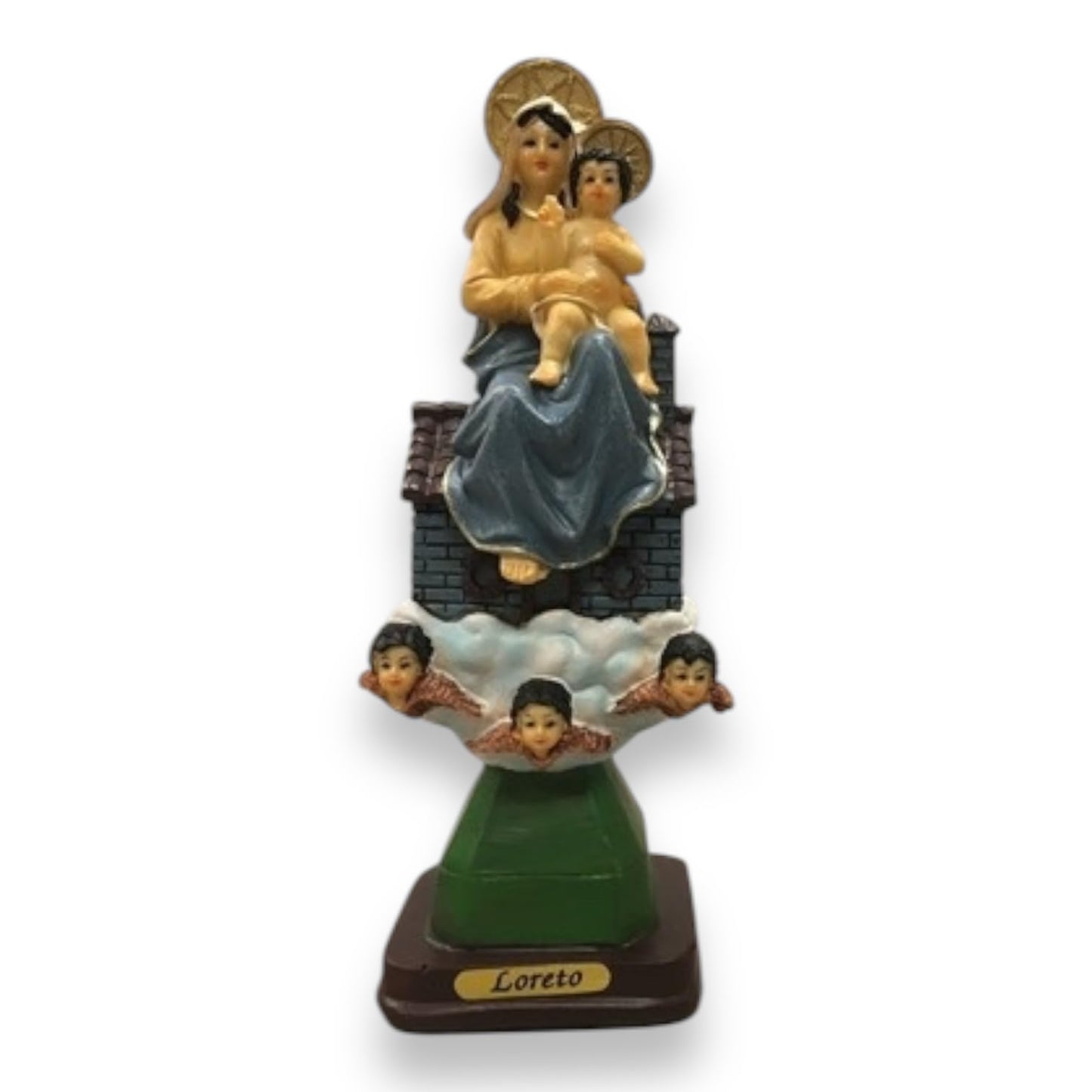 Virgen de Loreto  –  8" Our Lady of Loreto Religious Statue