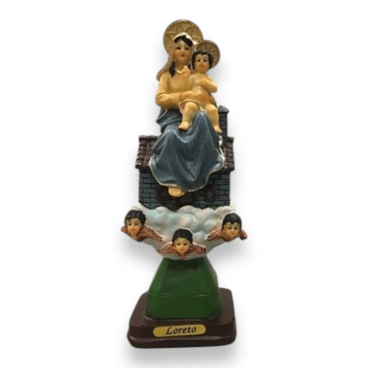 Virgen de Loreto  –  8" Our Lady of Loreto Religious Statue
