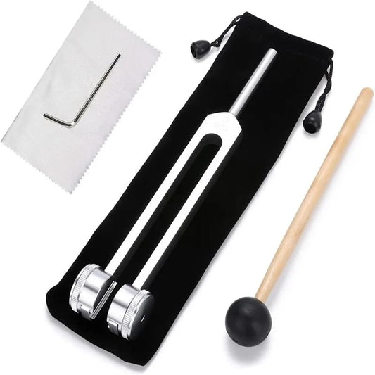 Healing Tuning Fork with Mallet  –  128Hz, 432Hz, or 528Hz