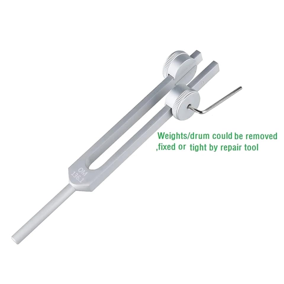 Healing Tuning Fork with Mallet  –  128Hz, 432Hz, or 528Hz