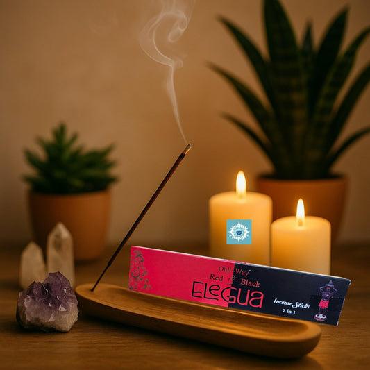 Elegua Red & Black Incense Sticks by Ohli-Way – 7-in-1