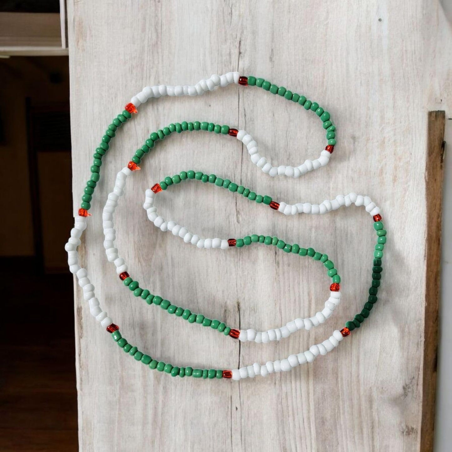 Collar de Oduduwa Santeria Necklace  –  Handmade White