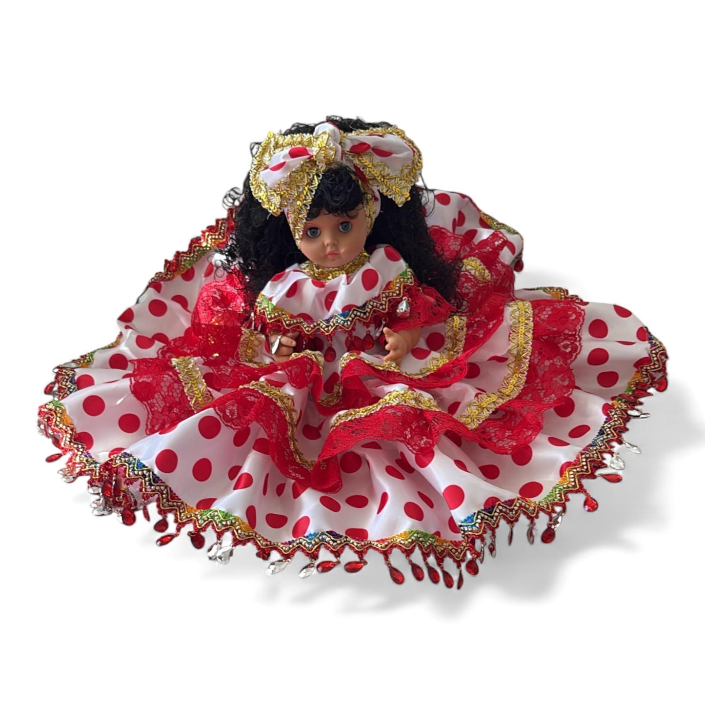 Red Lace Gypsy Santeria Doll – Muneca Gitana de Santeria