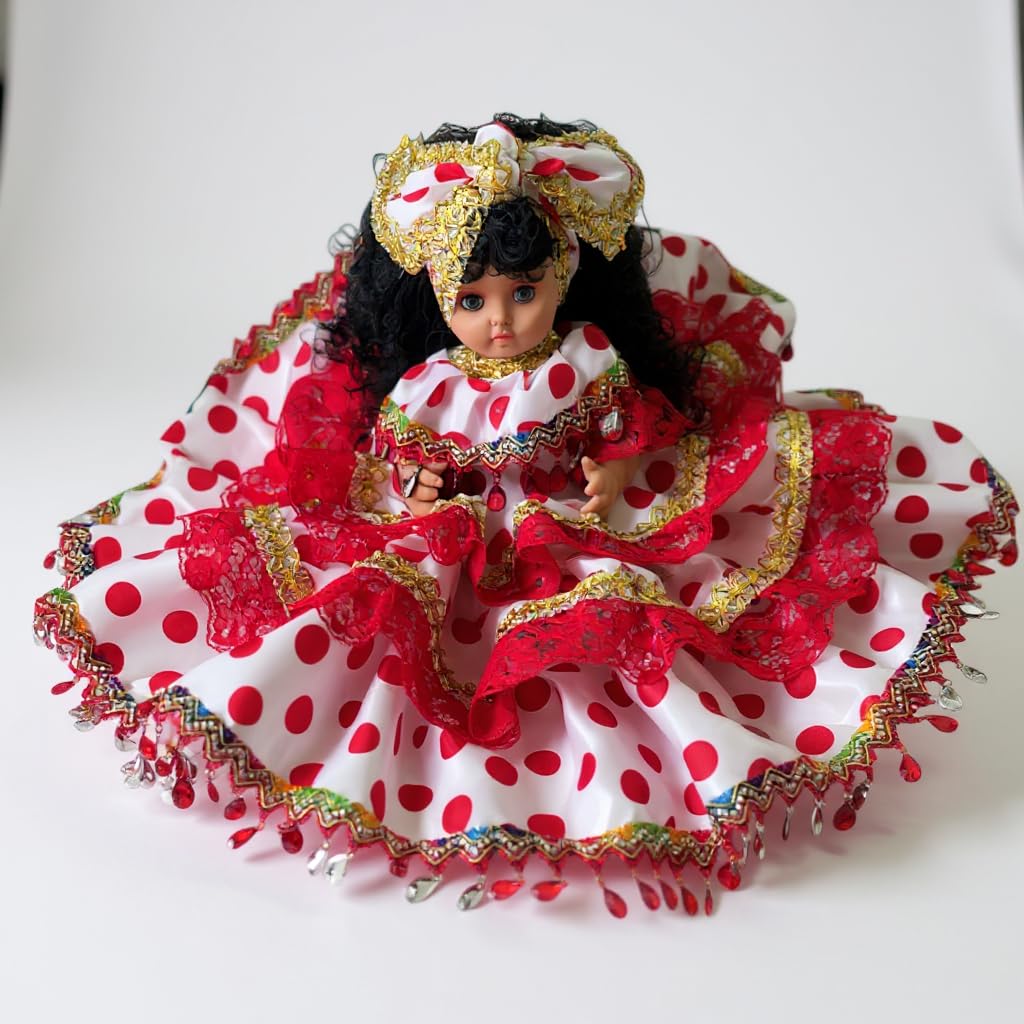Red Lace Gypsy Santeria Doll – Muneca Gitana de Santeria