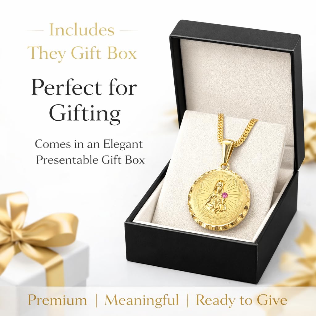 Real Gold 10K Santa Barbara Pendant Necklace – Chain