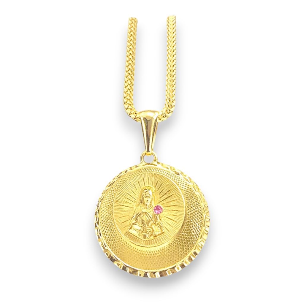 Real Gold 10K Santa Barbara Pendant Necklace – Chain