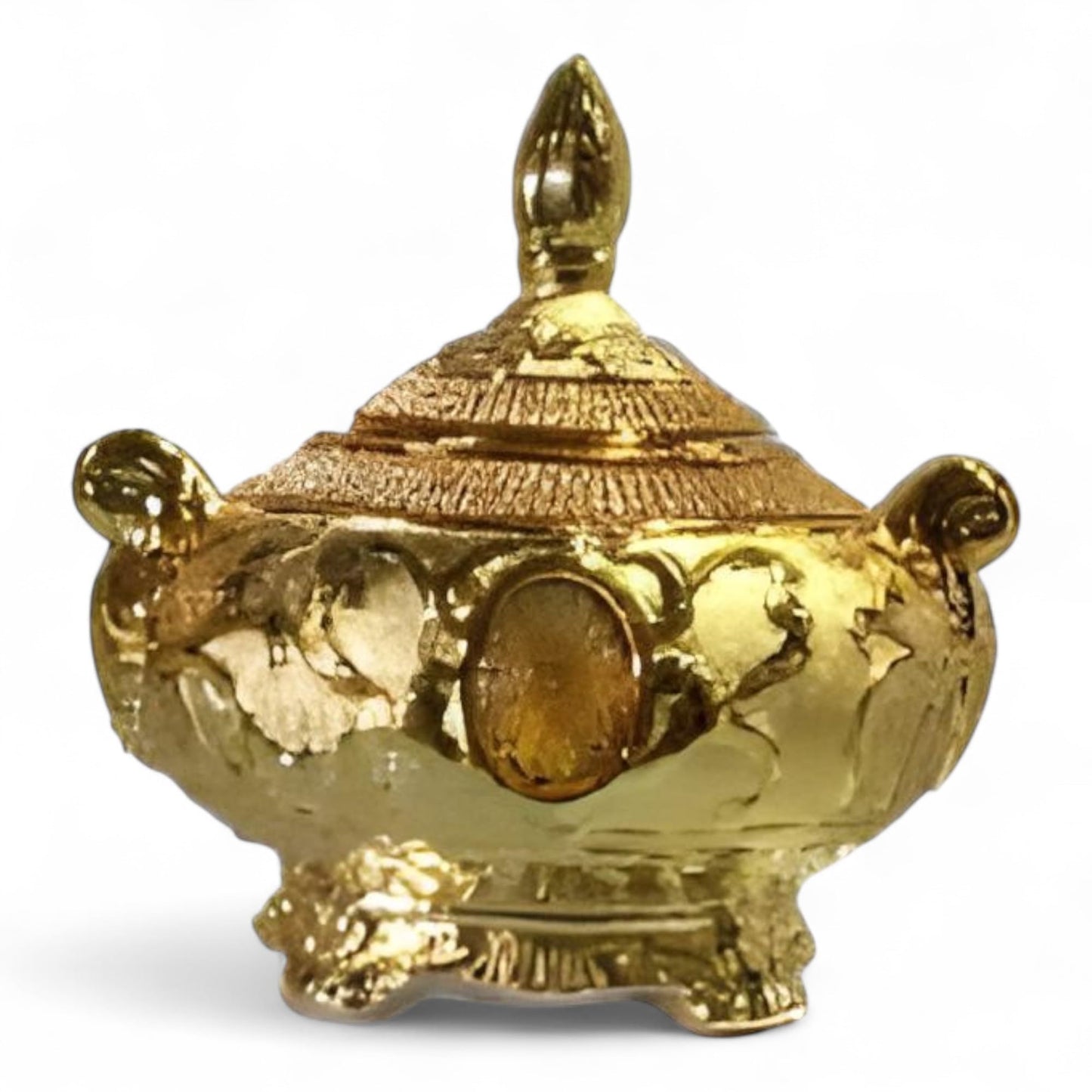 Oshun – Porcelain Orisha Sopera Bowl with Lid – 9'' x 8.5''