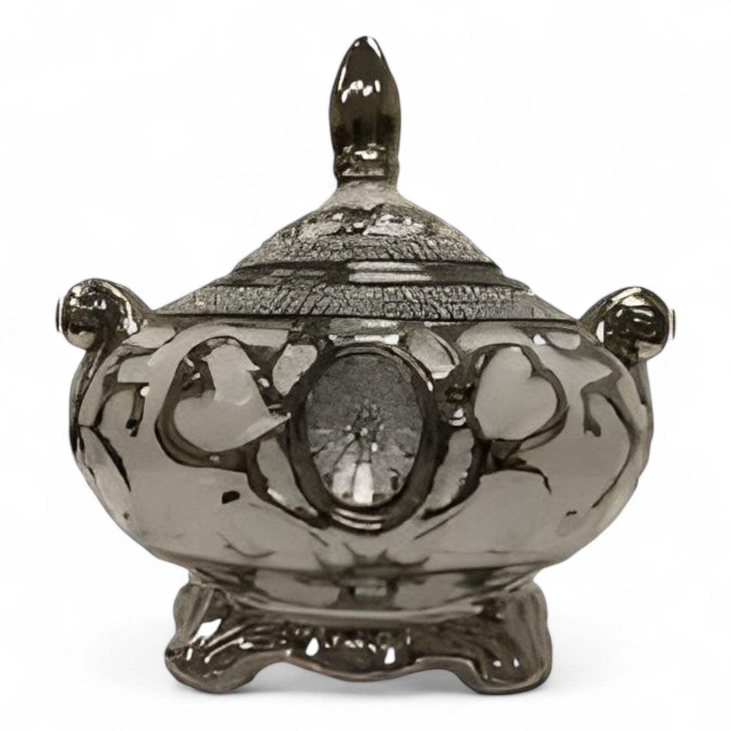 Oshun – Porcelain Orisha Sopera Bowl with Lid – 9'' x 8.5''