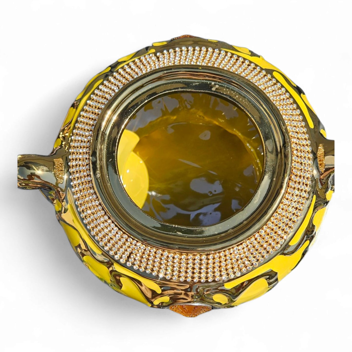Oshun – Porcelain Orisha Sopera Bowl with Lid – 9'' x 8.5''