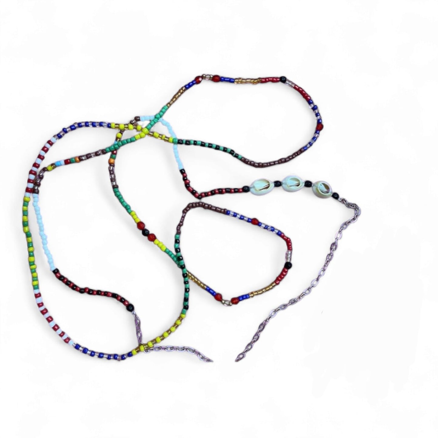Santeria Beaded Necklaces Set – Handmade Traditional Orisha