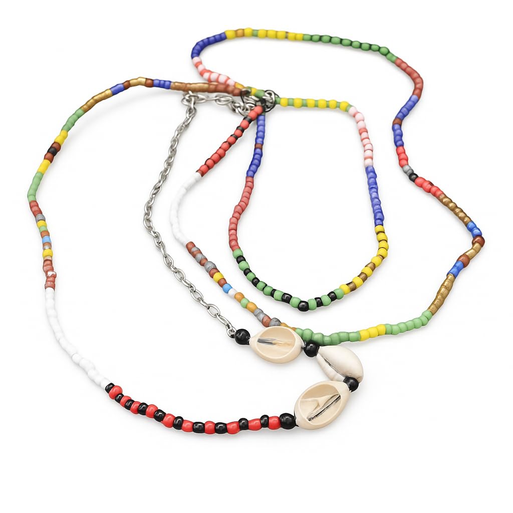 Santeria Beaded Necklaces Set – Handmade Traditional Orisha