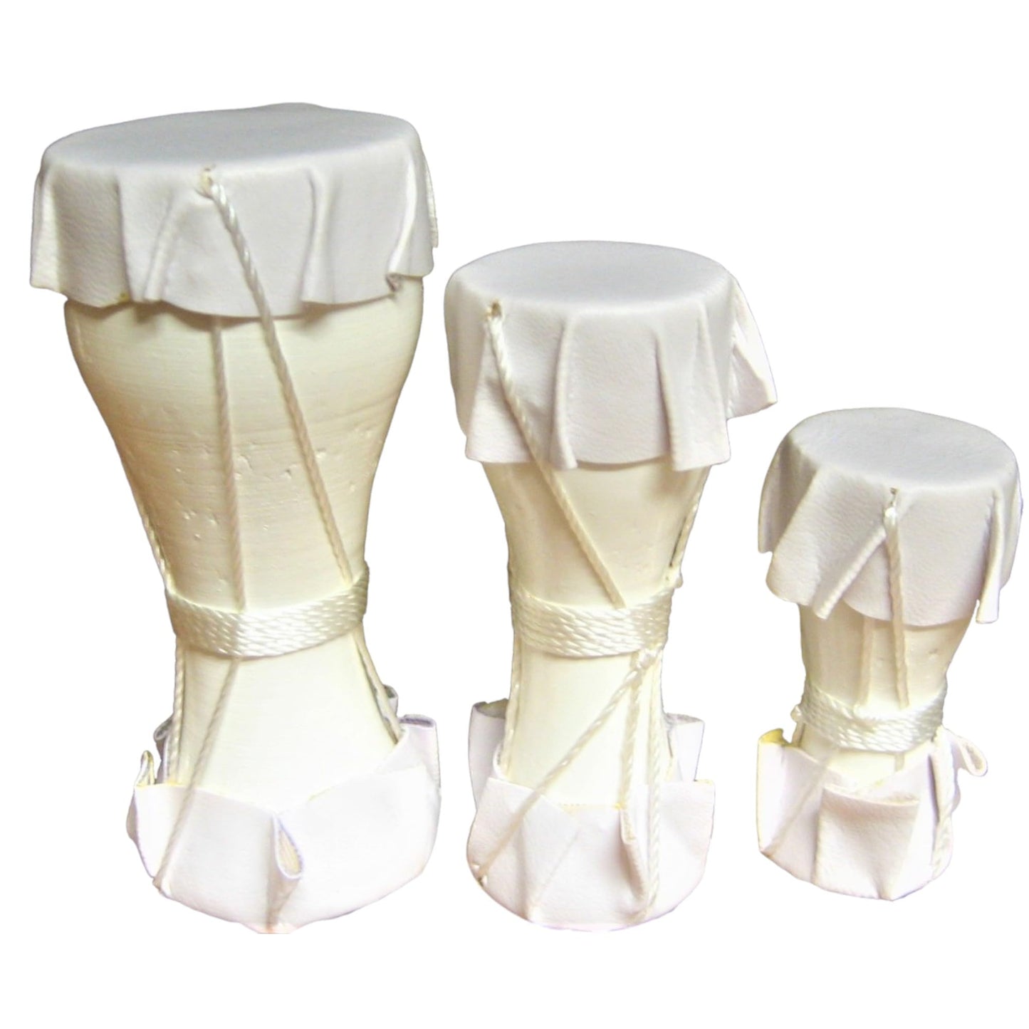 Santeria Mini Drums Set, Decorative Ritual Tool, Set of 3