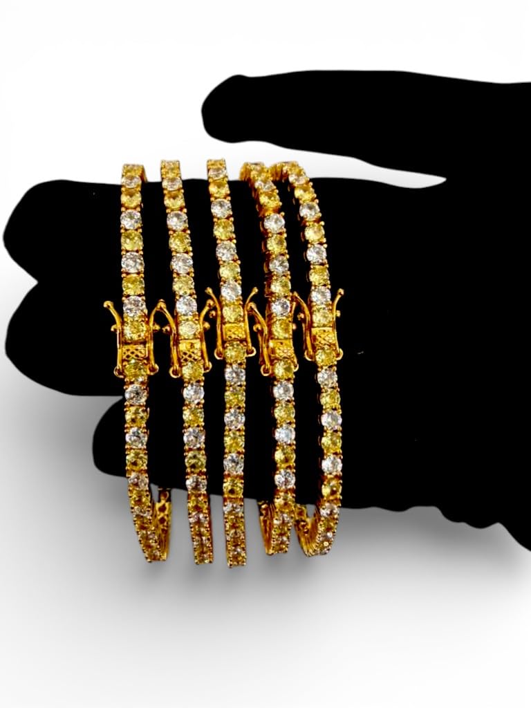 Orisha Tennis Bracelet – 925 Sterling Silver & Gold