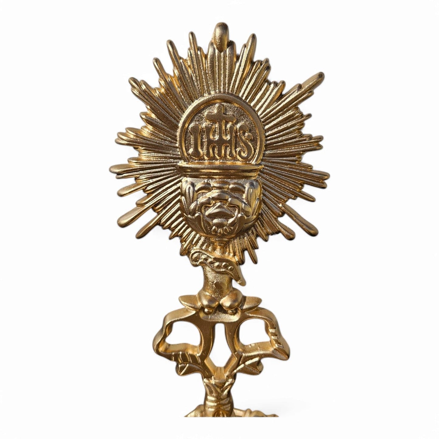 Santisimo Silver Statue – 11" Catholic Religious Figurine