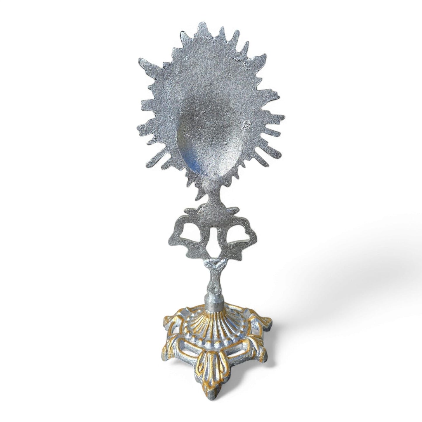 Santisimo Silver Statue – 11" Catholic Religious Figurine