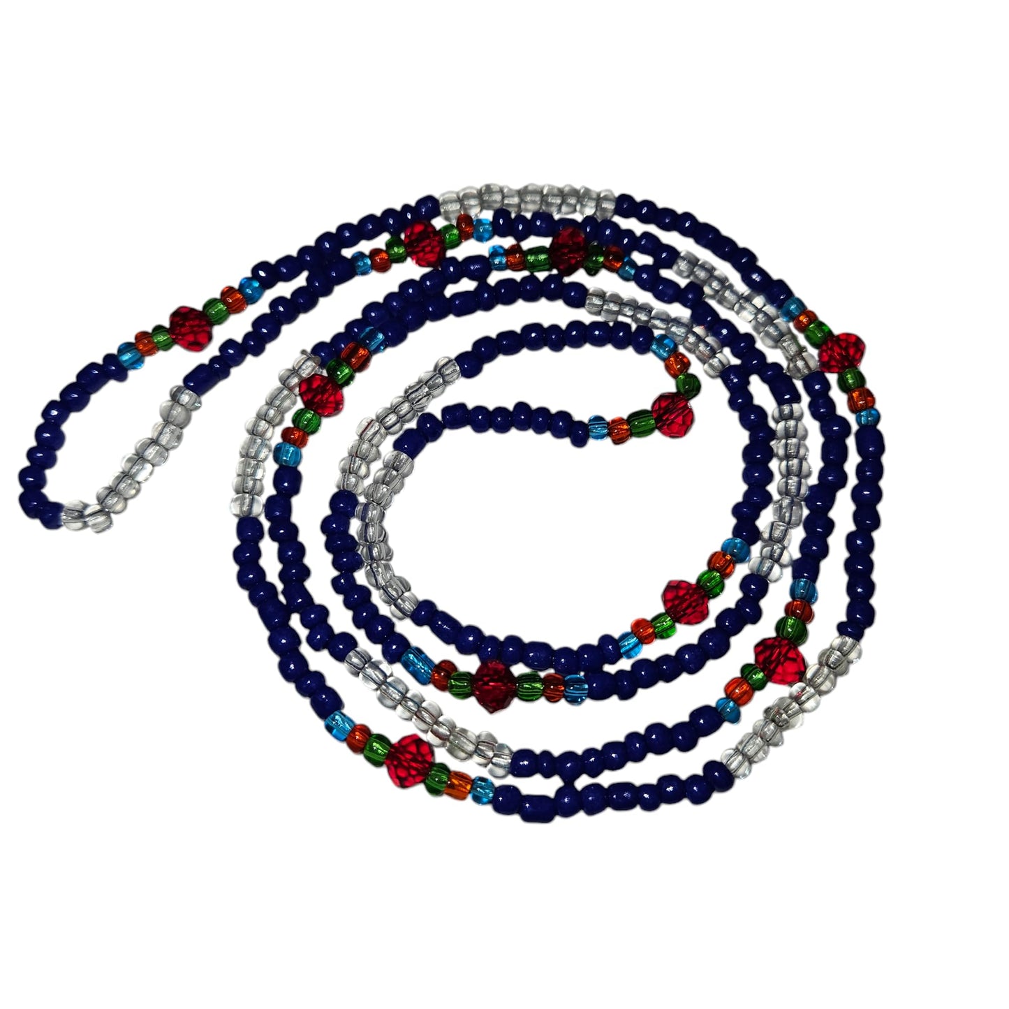Collar de Bandera - Orisha Beaded Necklaces with Cowrie Shells