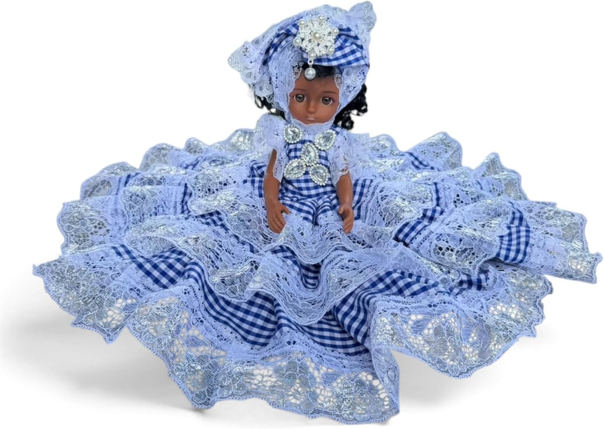 12-Inch Muneca Gitana Yoruba Spiritual Altar Decoration Santeria Gypsy Style Ginga