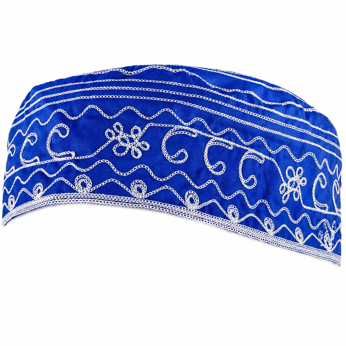 Gorros de Santo Santeria Yoruba Ifa Babalawo Hats, Embroidered Ceremonial Religious Cap for Orisha B