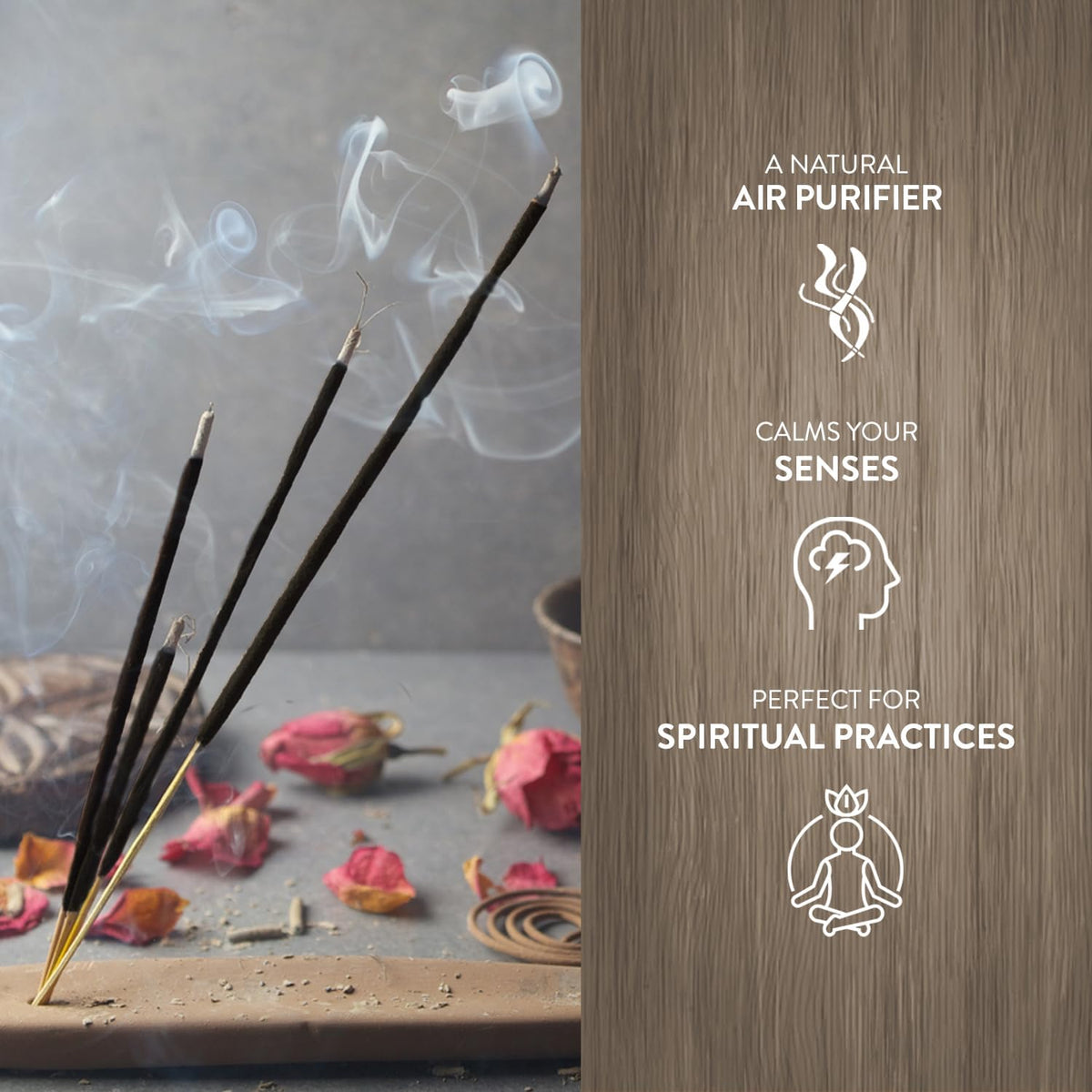 HEM White Sage Incense Sticks - 100 Count | Natural Air Purifying Aromatherapy | Calming and Cleansi