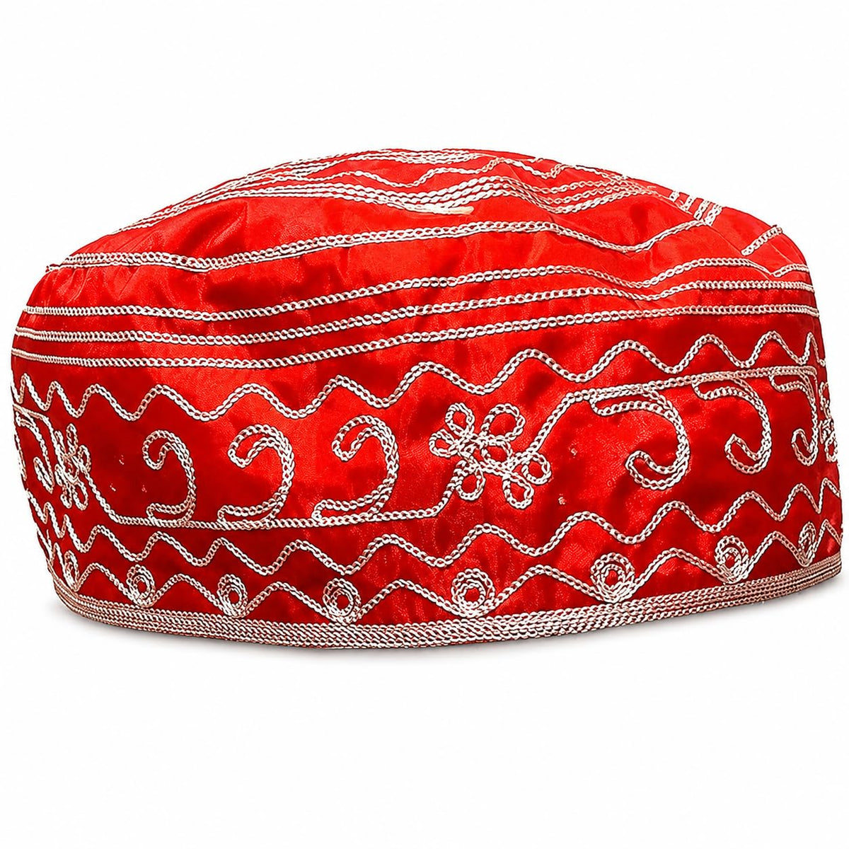 Gorros de Santo Santeria Yoruba Ifa Babalawo Hats, Embroidered Ceremonial Religious Cap for Orisha R